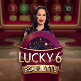 Lucky 6 Roulette slot logo by Pragmatic Play at Wolf Casino
