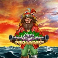 Pirate Kingdom Megaways slot logo by Iron Dog Studio at Wolf Casino